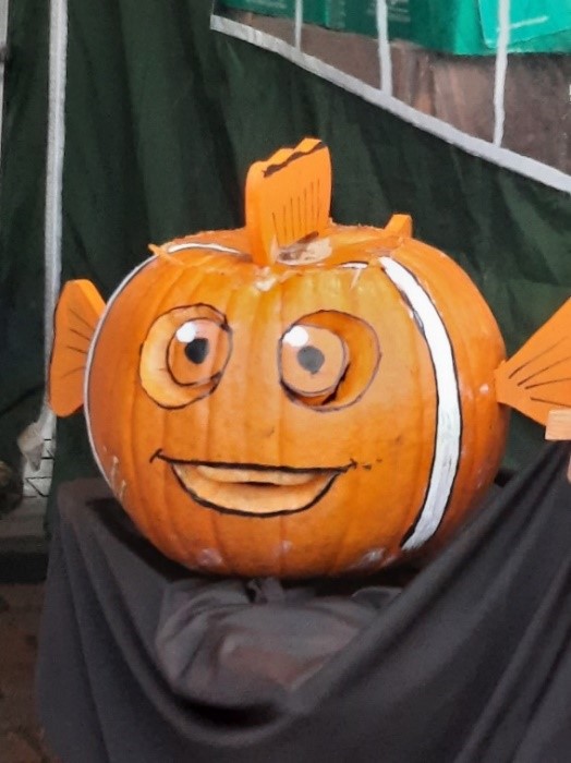 Carved pumpkin