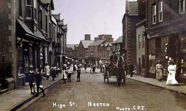 Neston High Street - many years ago.