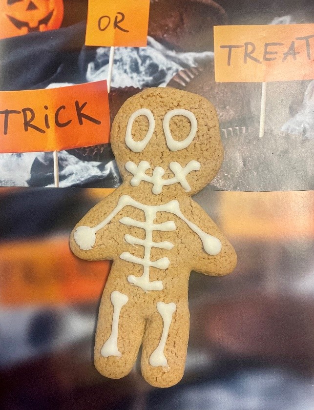 Gingerbread skeleton prize