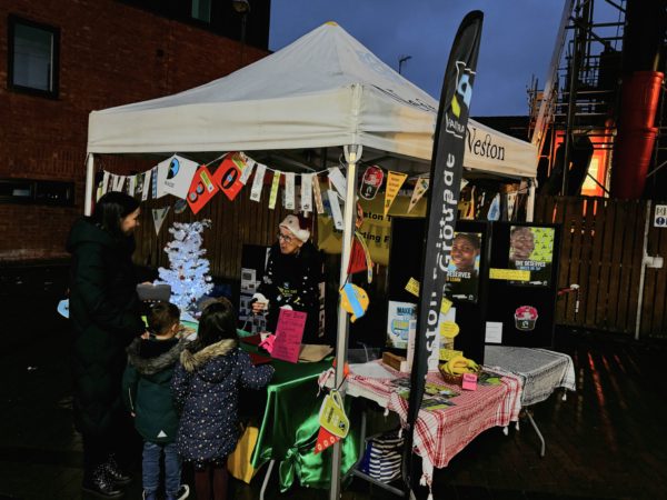 Fair trade stall on Christmas Market