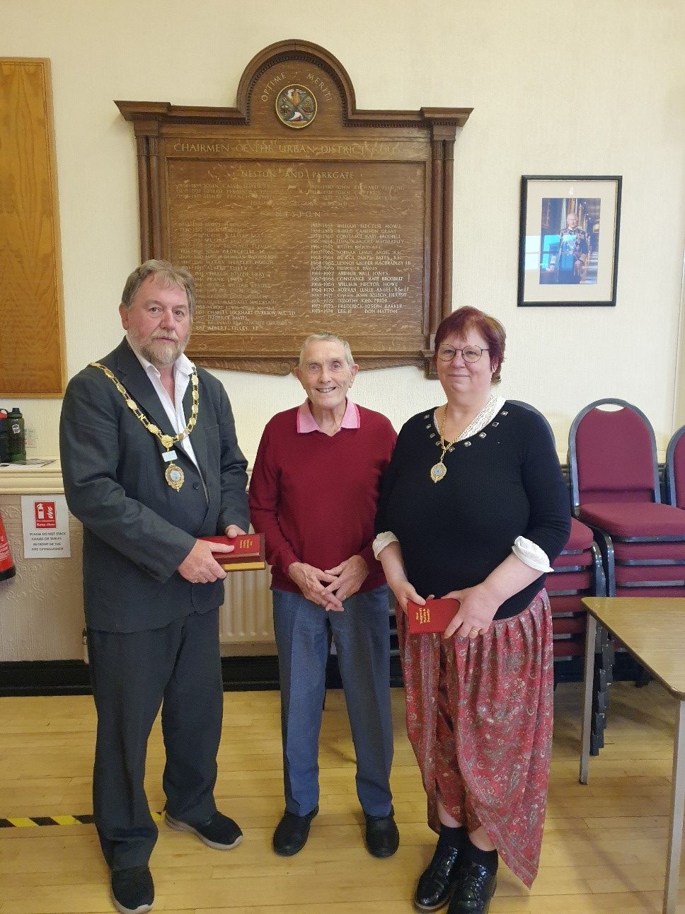 Mayor & Deputy Mayor with Alan McGraa